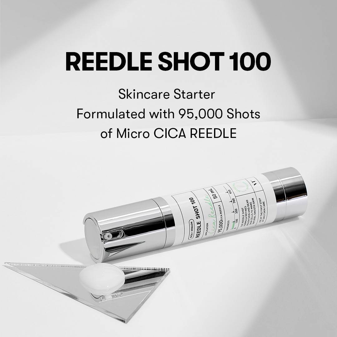 VT Reedle Shot 100 50ml skincare starter with 95,000 micro cica reedle