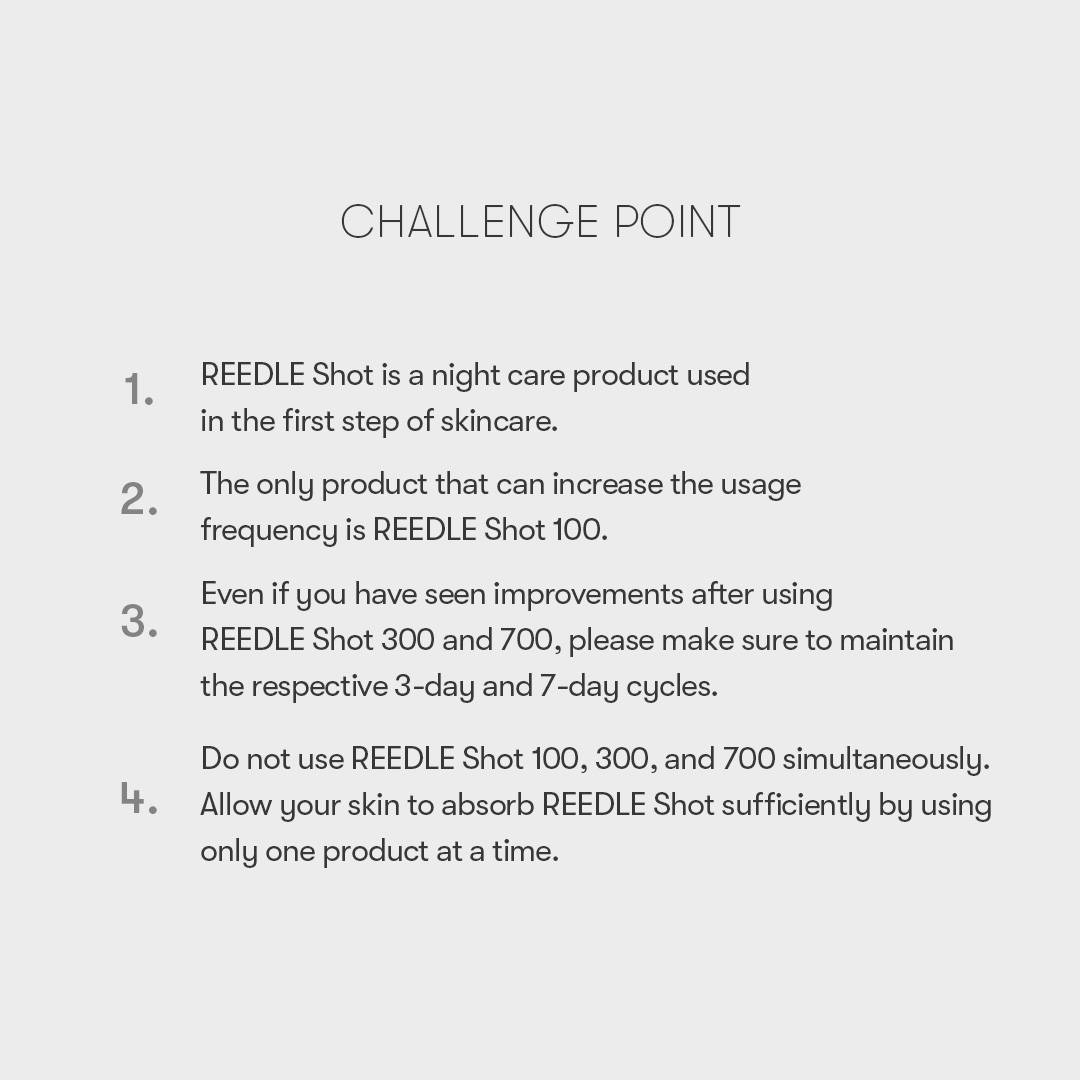VT Reedle Shot 100 challenge points usage guide