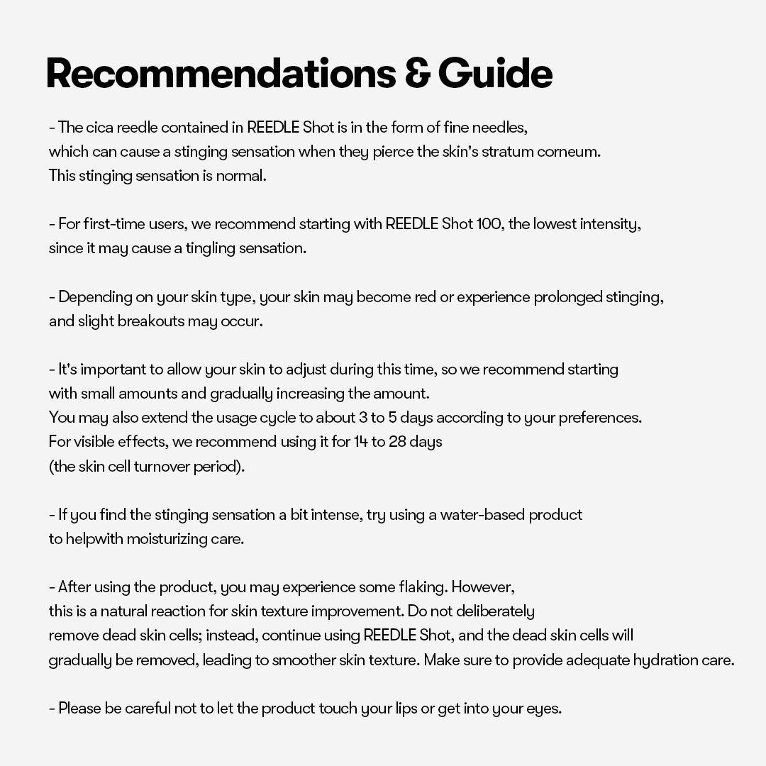 VT Reedle Shot 100 recommendations and guide