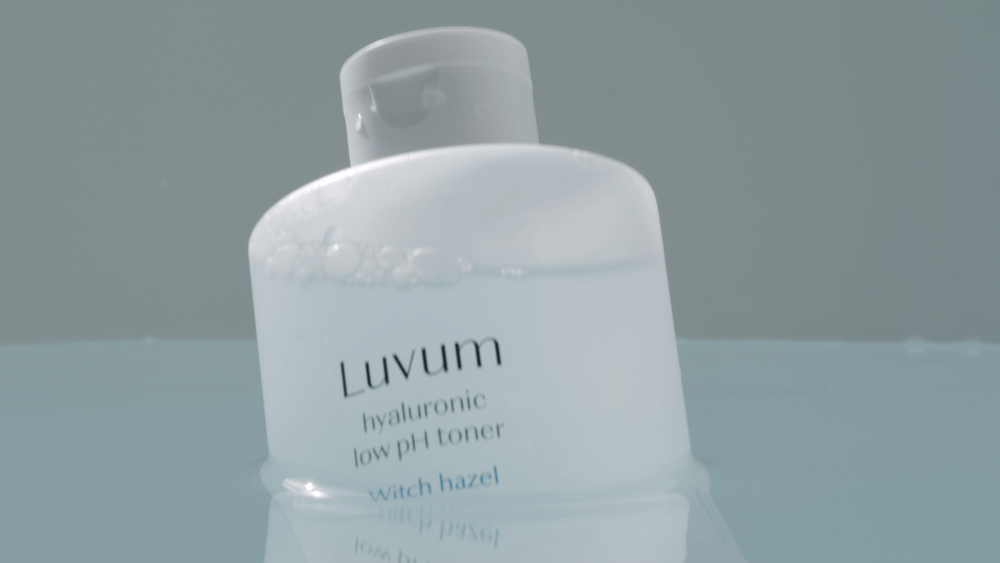 Luvum Hyaluronic Low pH Toner Witch Hazel bottle, companion toner in the same line
