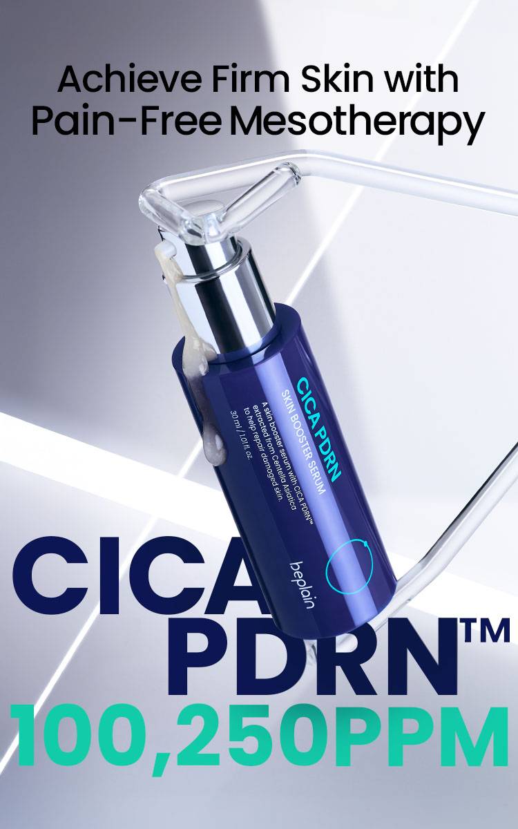 Beplain CICA PDRN Skin Booster Serum 30ml bottle with CICA PDRN 100,250ppm