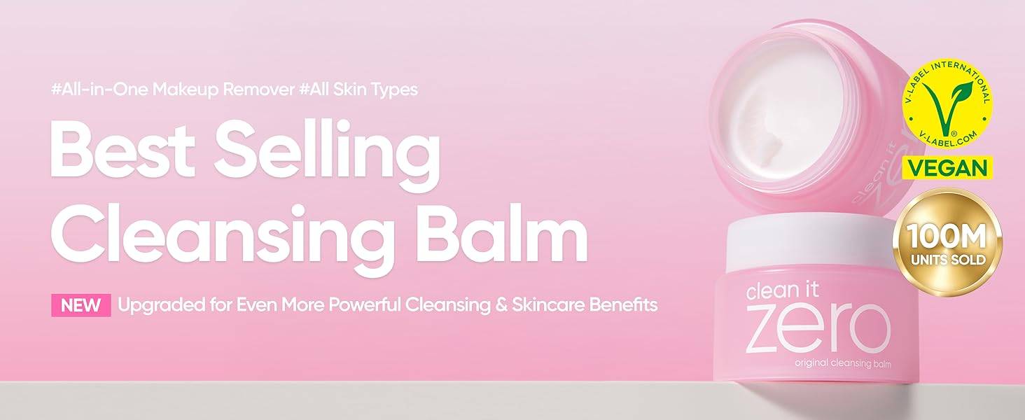 Banila co Clean it Zero Original Cleansing Balm all-in-one makeup remover for all skin types, vegan