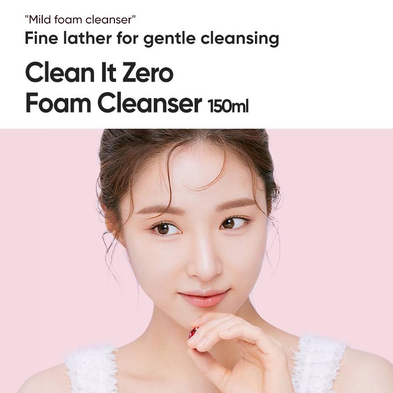 Banila co Clean It Zero Foam Cleanser 150ml mild foam cleanser fine lather