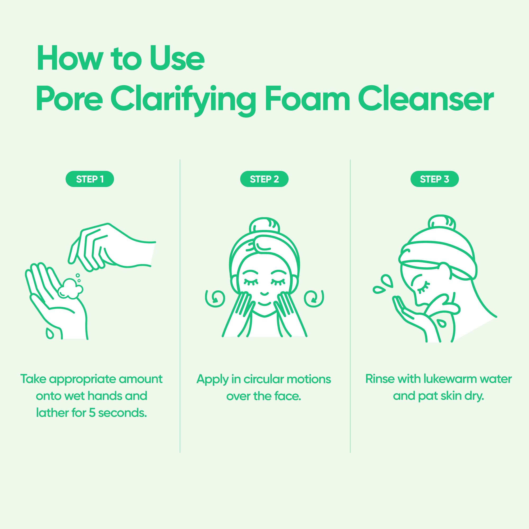 Banila co Clean It Zero Pore Clarifying Foam Cleanser rich foam makeup and pore cleansing