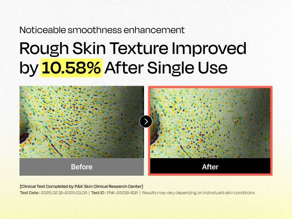 celladix 131 Pore Care BHA Cleanser rough skin texture before and after