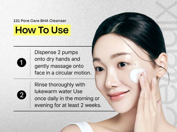 celladix 131 Pore Care BHA Cleanser how to use