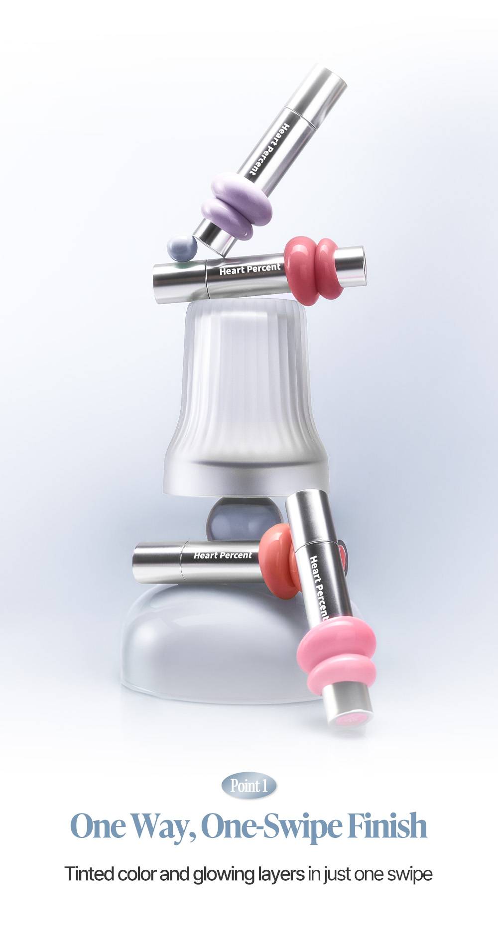Heartpercent Dote on Mood One Way Glowy Tint one-swipe finish tinted color and glowing layers