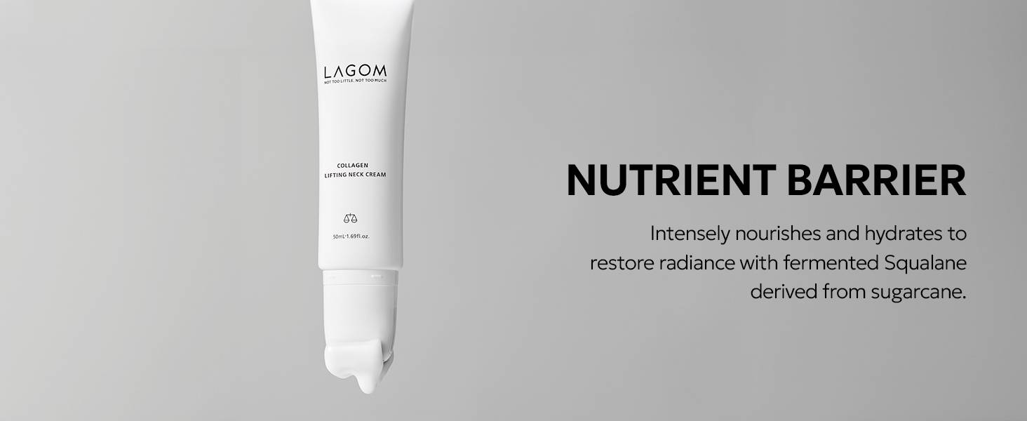 Lagom Collagen Lifting Neck Cream seamless hydration with 17 amino acid complex and ceramides
