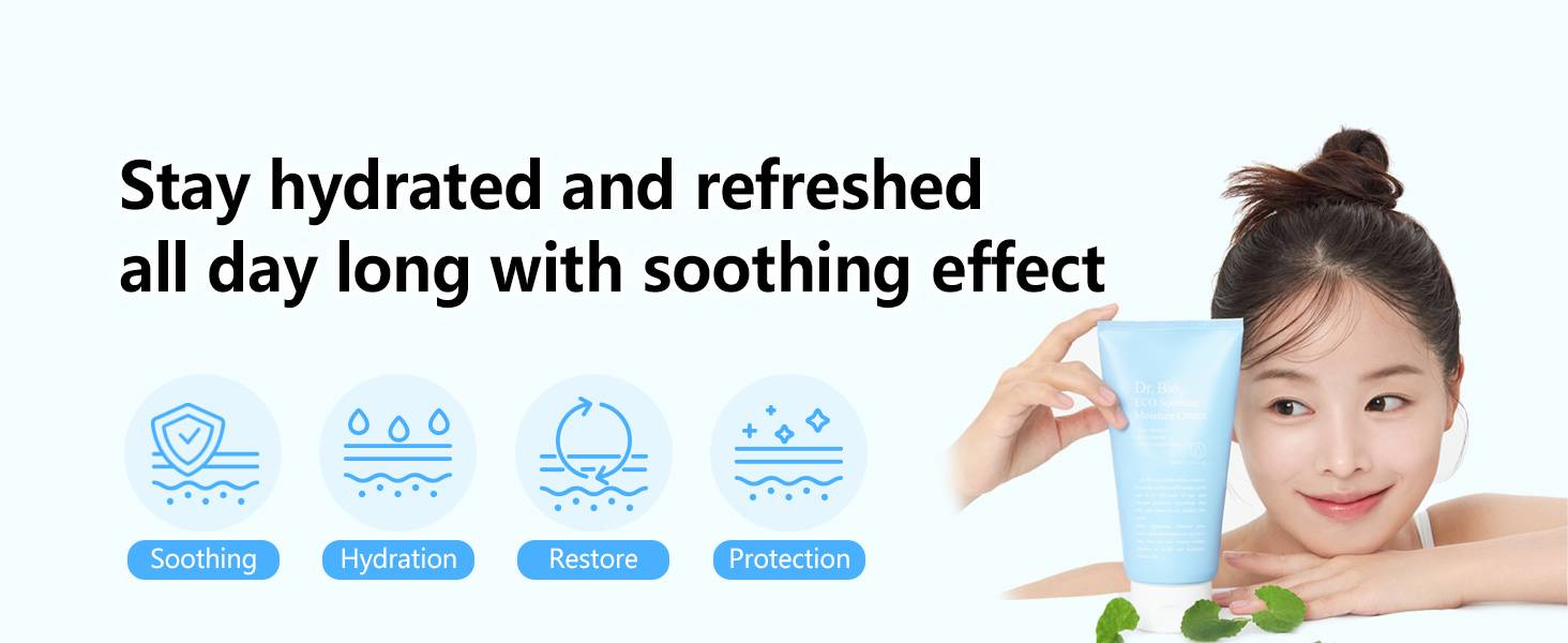 Dr.Bio Soothing Moisture Cream 300ml soothing, hydration, restore, protection benefits