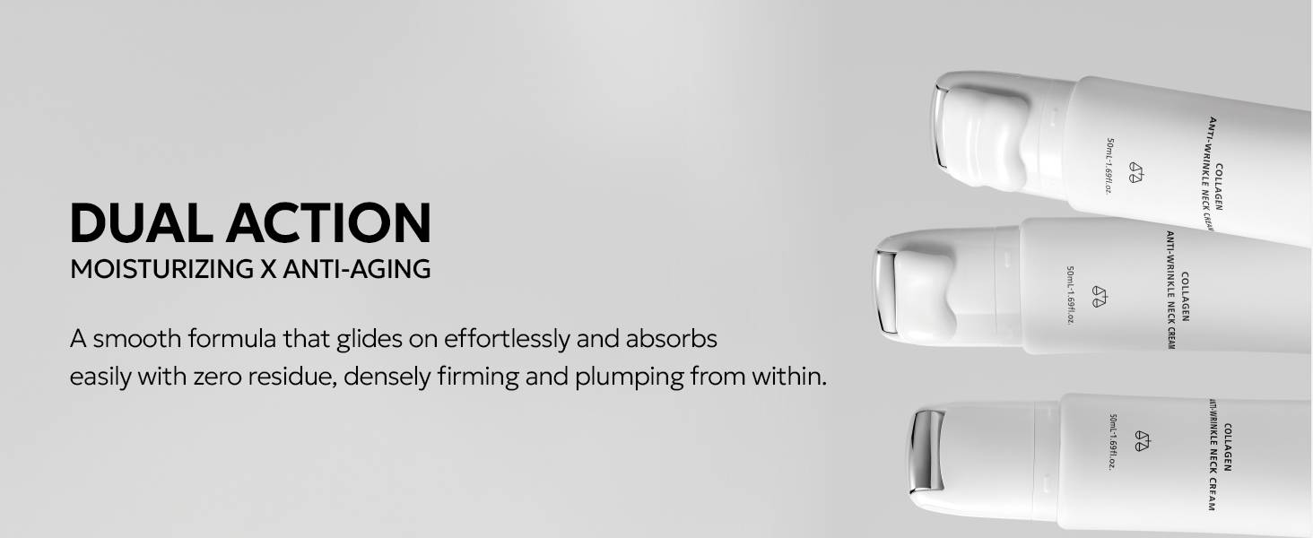 Lagom Collagen Lifting Neck Cream surface firmness and deep elasticity results after 2 weeks