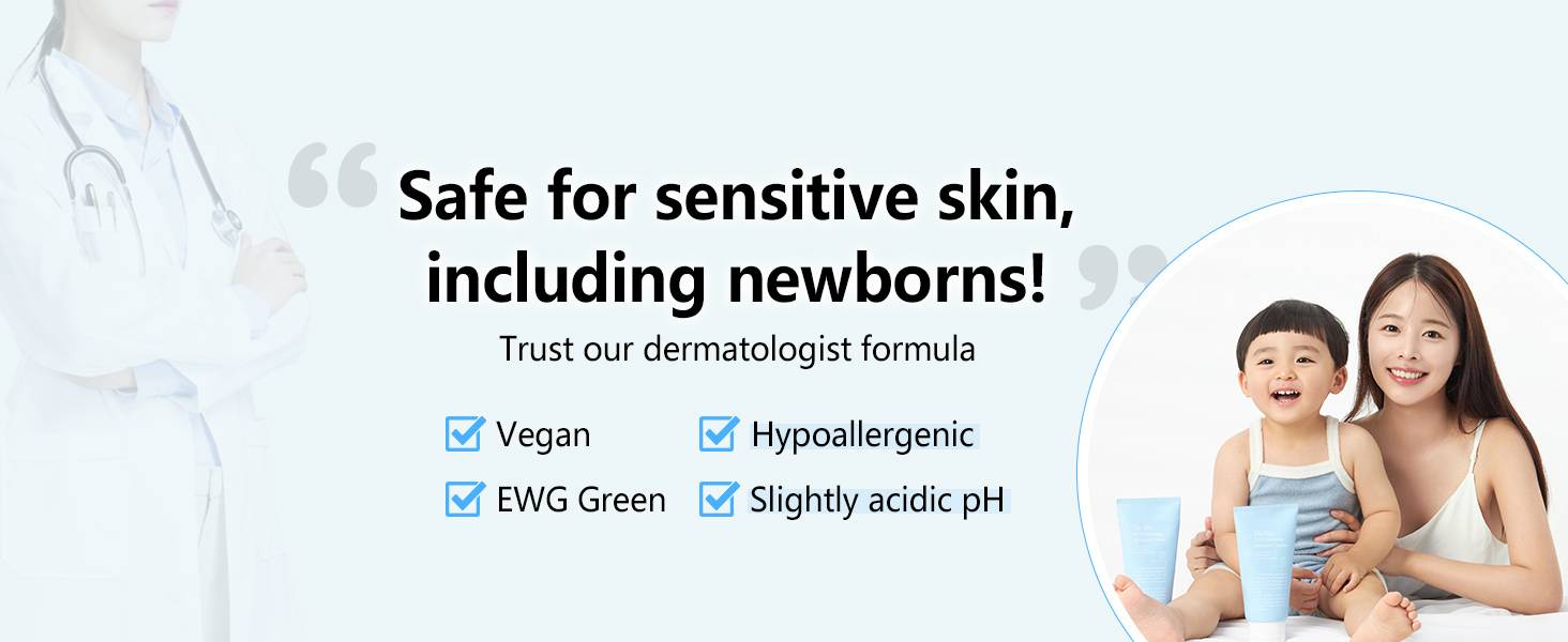 Dr.Bio Soothing Moisture Cream 300ml vegan hypoallergenic EWG Green formula for sensitive skin