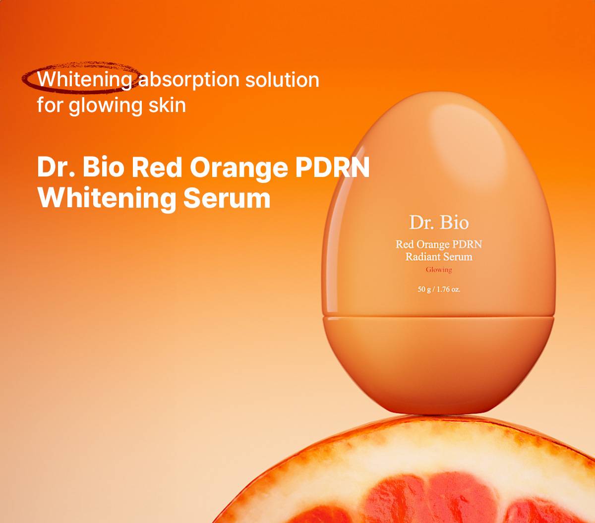 Dr.Bio Red Orange PDRN Radiant Serum 50g absorption solution for glowing skin