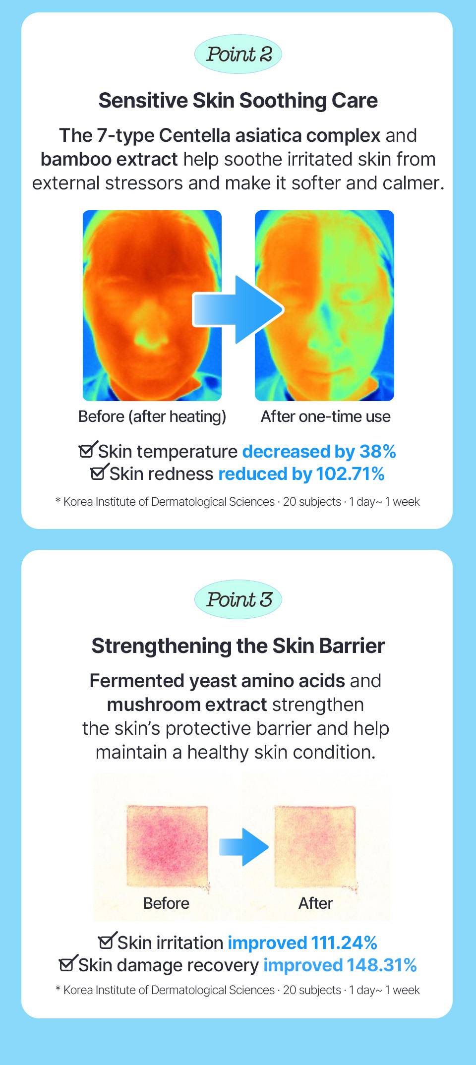 Chaewun Hyaluronic Acid Pudding Mist Ampoule soothing and skin barrier before and after